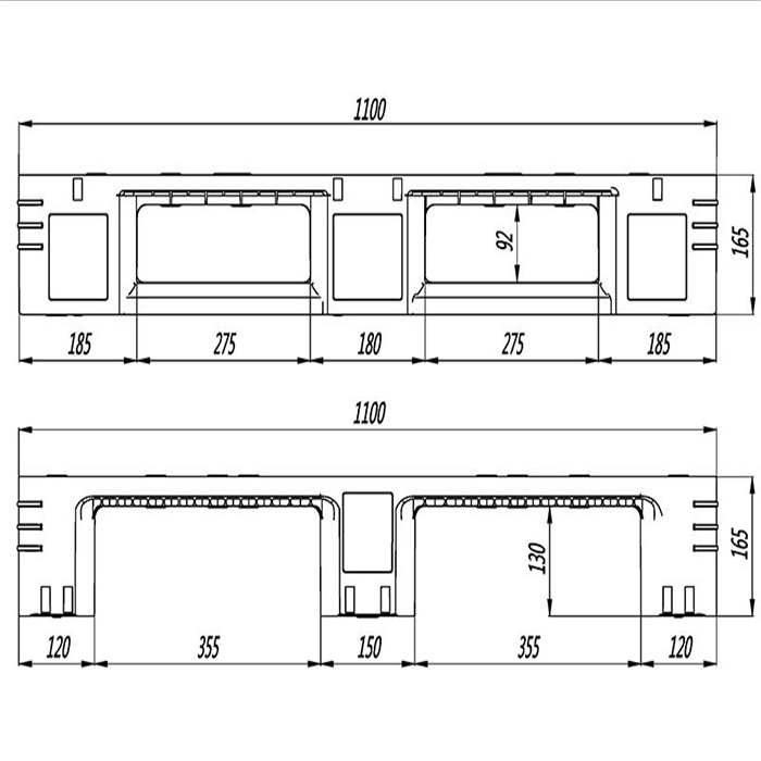 PK-1111DCW-01 Rackable pallets