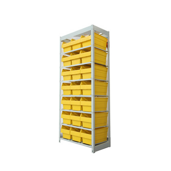 Steel Shelving With Shelfull Bins LSR2816-4220