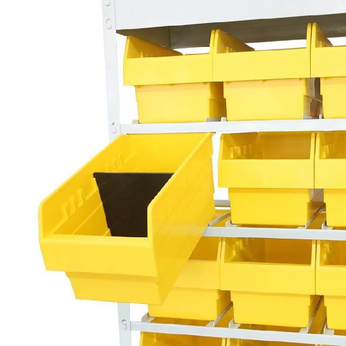 Steel Shelving With Shelfull Bins LSR2816-4220