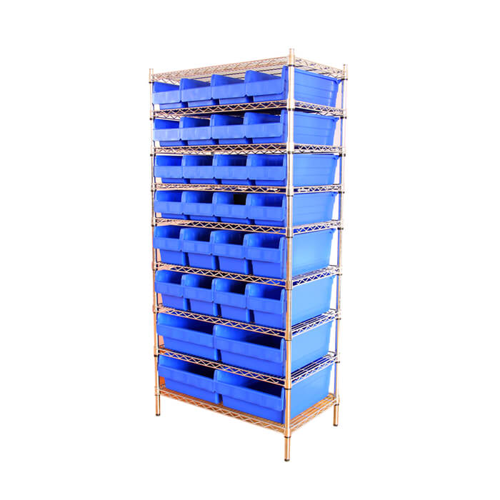 Wire Shelving With Shelfull Bins SFW300