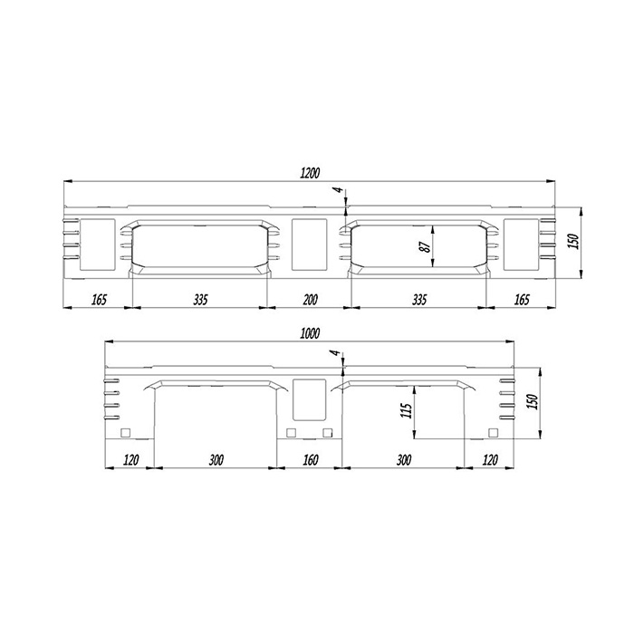 PK-1210DCP-03 Rackable pallets