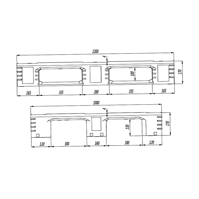 PK-1210DCP-04 Rackable Pallets