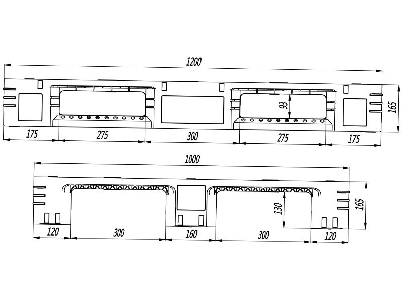 Rackable Pallets PK-1210DCW-04