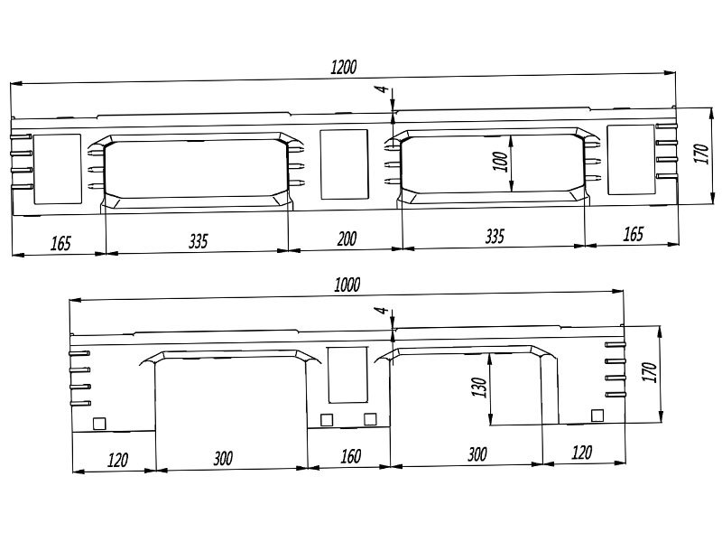 Rackable Pallets PK-1210DCP-04