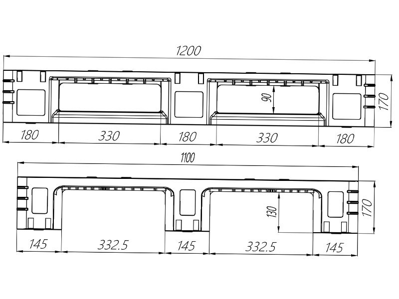 Rackable Pallets PK-1211DCP-01