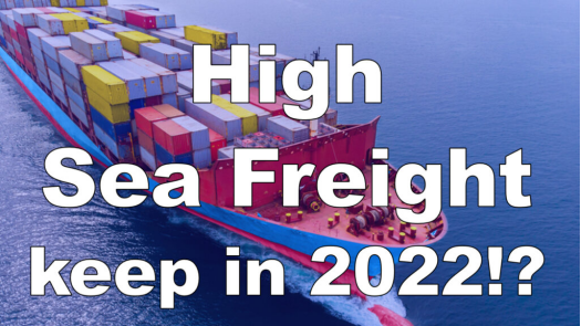 Sea Freight Rates Trend Forecast and Product Recommendation in 2022
