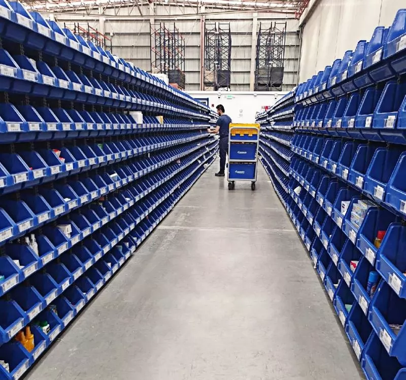 Why choose plastic stack parts bin for warehouse storage and organize?
