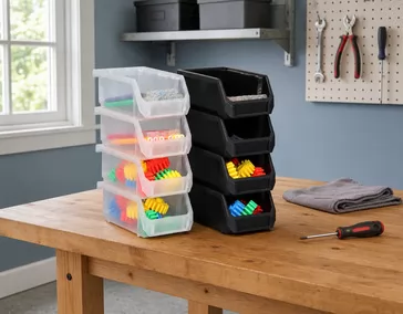 Universal Open Front Garage Storage Bin
